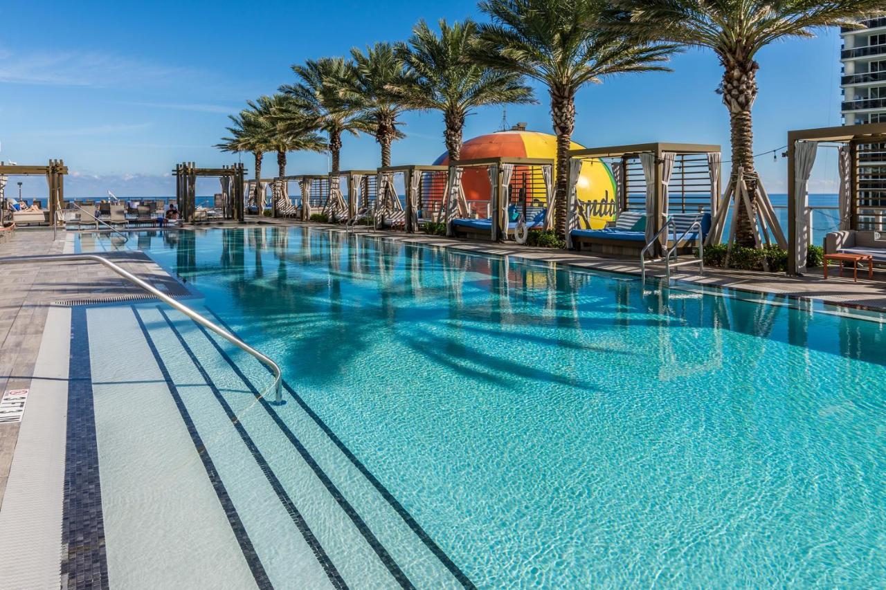 Seashore Resort: Beachfront 2-Bedroom with Ocean View and Rooftop Amenities Hollywood Exterior photo